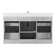 Jillian 60'' Single Bathroom Vanity with Engineered Stone Top