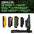 Portable LED Work Flood Light Powered by 18-20v Battery or Wall Plug (3 Brightness Settings)