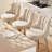 Counter Height Bar Stools,Swivel Bar Stools with Backs,Barstools Set of 3,26'' Solid Wood Legs,Thick Seat Upholstered Linen Fabric Counter Height Stools in Sand-561353373-561896829