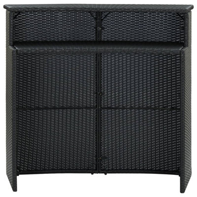 Evaleen Rattan Bar Table