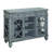 Breanne 48" Wood 3-Drawer 2-Door Gray Bookcase