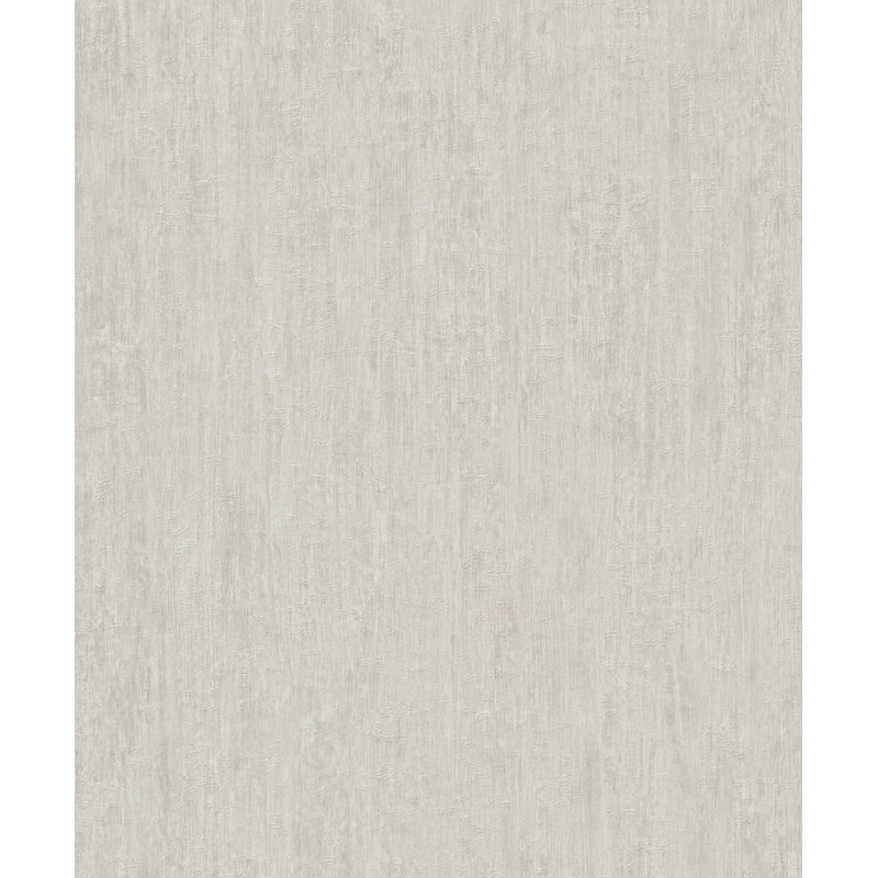 Papier peint texturé Patiné, Gris / blanc