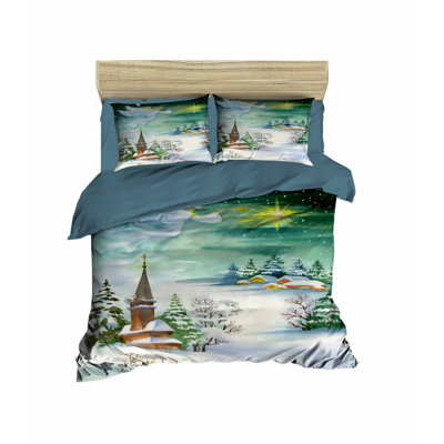 The Seasonal Aisle Bruton Duvet Cover Set with Pillowcases