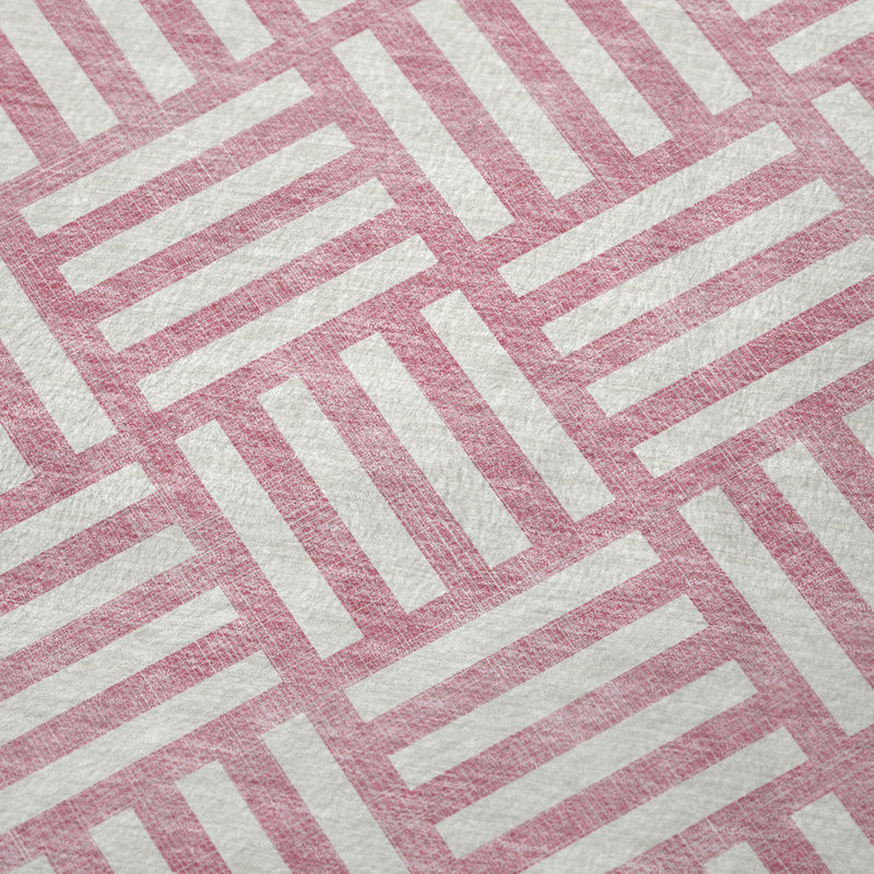 Jeté carré Addison Sherpa ASB620, Rose