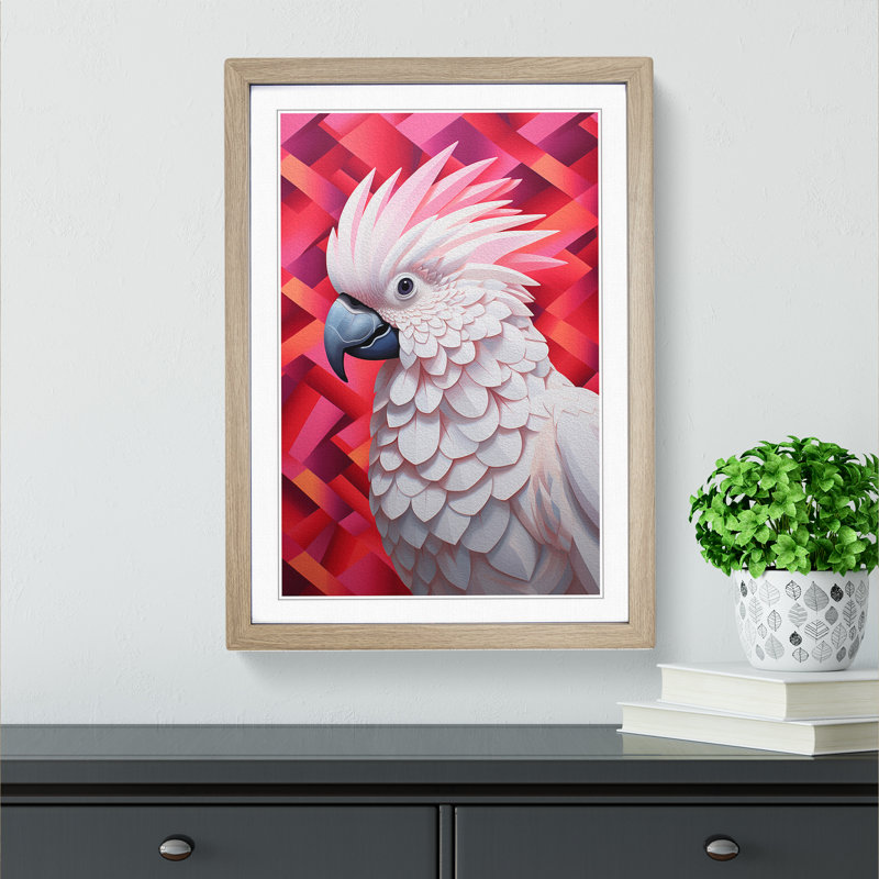 Single Picture Frame Print on Wood, Oak Framed, 34cm H x 25cm W
