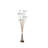 61.5" In 16-Light Acrylic Globe Aluminun Led Chrysanthe Silver Chrome Metal Floor Lamp-1699933581