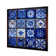 Boho Turkish Blue Tiles 3 - Boho Tiles, art mural en métal