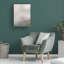 Paysage, herbe et brouillard sur toile-27783412