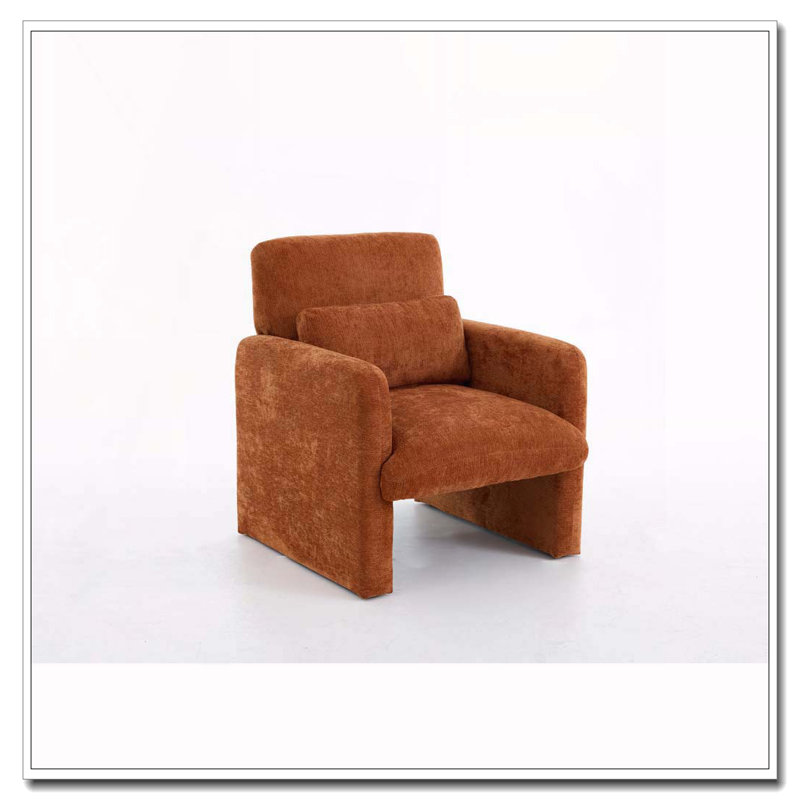 Chaise d'appoint moderne, Orange