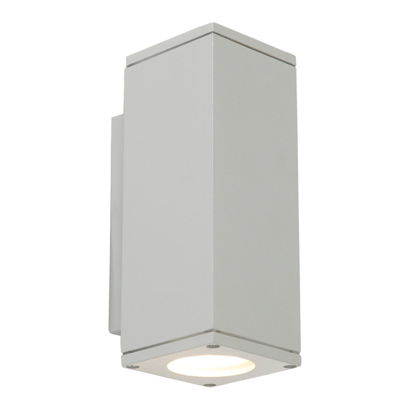 Stalvey 2 Light Outdoor Flush Mount, 3W LED GU10, Aluminium
