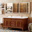 Miroir de plancher arqué pleine longueur avec cadre en métal, mural ou autoportant, pour la chambre à coucher ou le vestibule