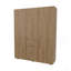 Armoire en chêne naturel avec plusieurs tiroirs