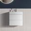 Meuble-lavabo simple mural 24 po avec surface solide avec trop-plein, 24 po, pré-assemblé-303615351-330642045-303615349