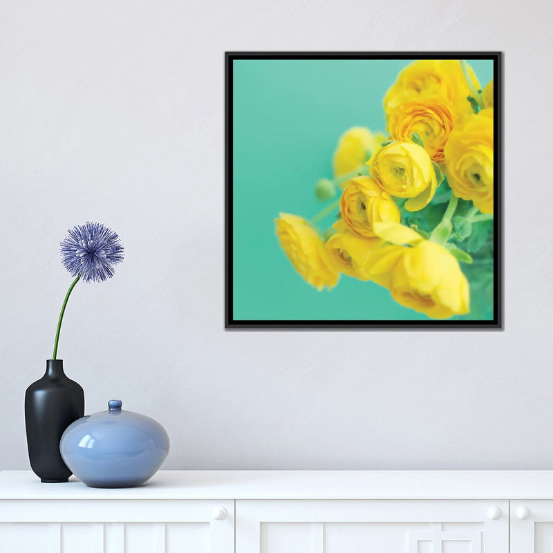 « happy units » par lupen grainne, impression sur toile, H 18 po x l 18 po x P 1,5 po, Toile avec cadre noir, Pas de tapis