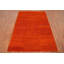 Le tapis 6 x 9 Bold Tangerine Hues Gabbeh transforme instantanément n'importe quelle pièce