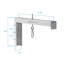 Support pour écran de projecteur universel 12 po - installation murale ou au plafond-109727998