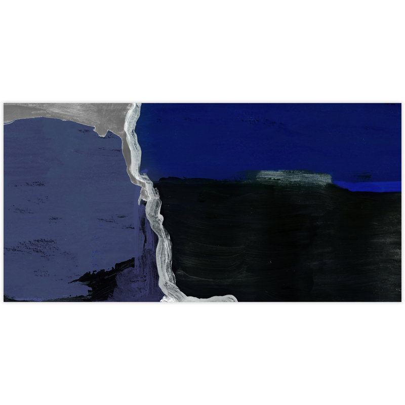 «Cobalt Abstract B», impression sur toile sans cadre