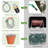 Metal Garden Hose With 10 Function Nozzle-110895100