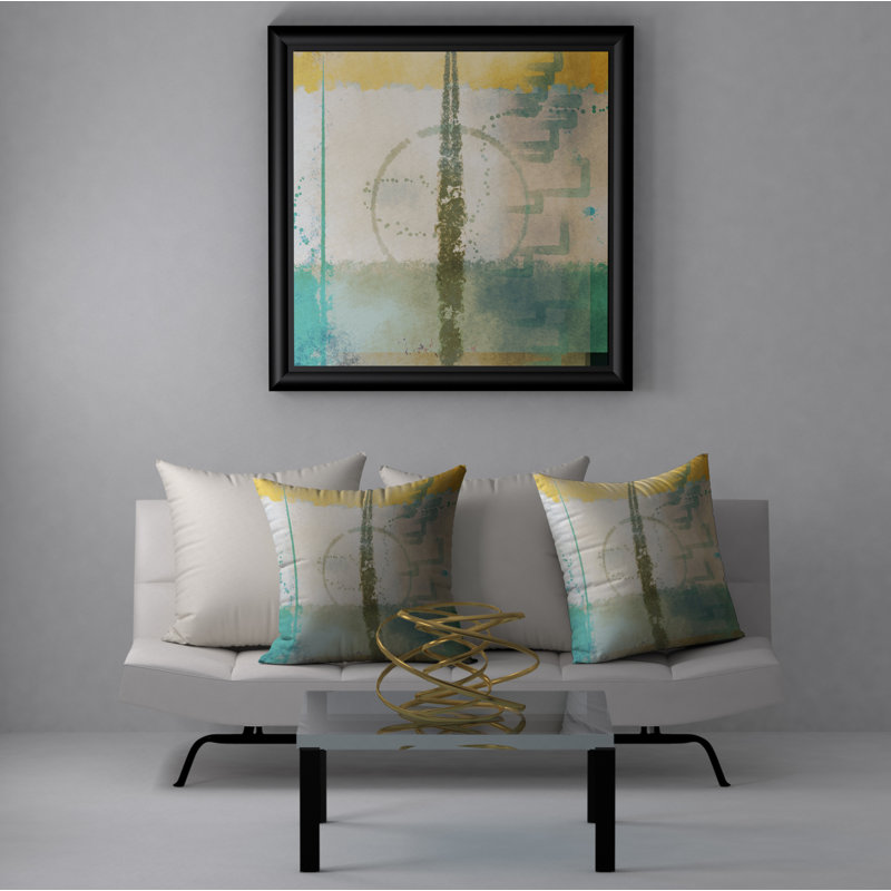 Abstract Throw Pillow, 20" x 20"