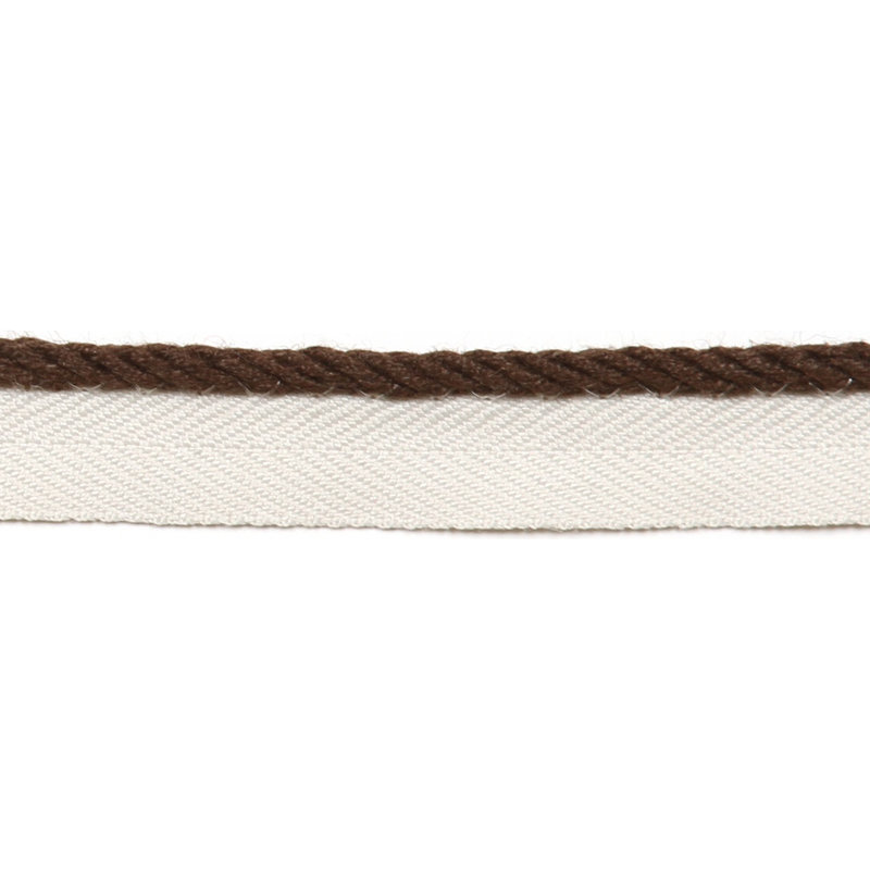 Tissu de bataille the le lin micro cable, Brun