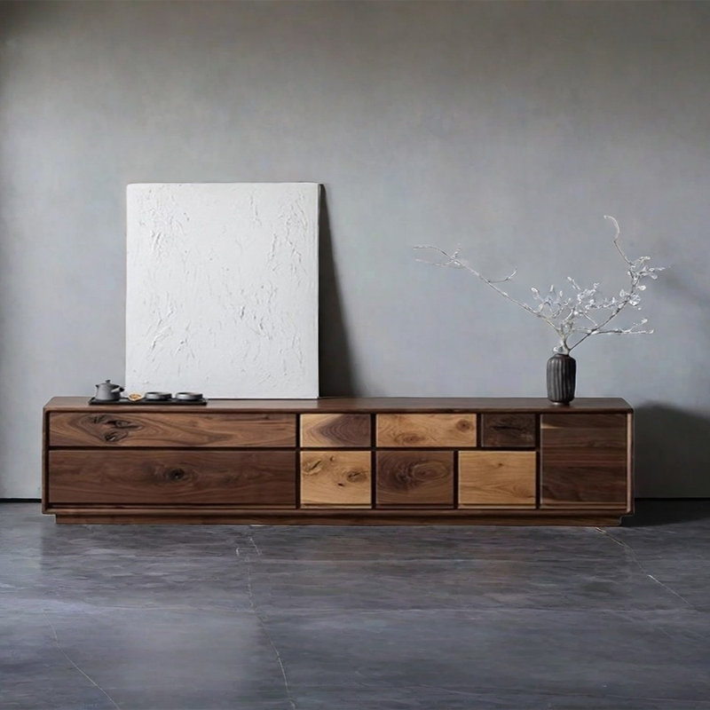 Design sense solid wood TV cabinet