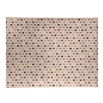 Tapis orange Kitty Cat
