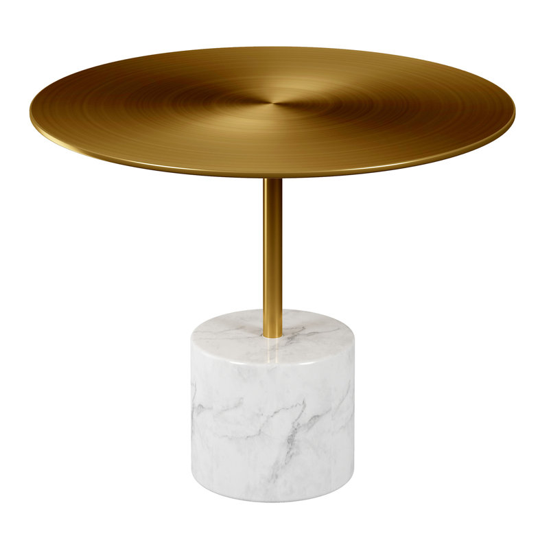 Modholic Poke Coffee Table, Gold, Gold, White