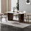 Simple rectangular dining table