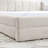 Upholstered Bed Frame with Thick Fabric-901659410