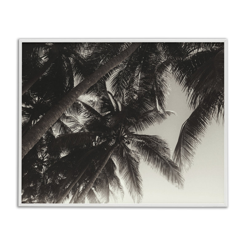 «Giclee Art» par Acosta, Giclée encadrée blanc bord de mer, H 11 po x l 14 po