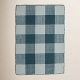 Simple Plaid Rug Sky/Peacock