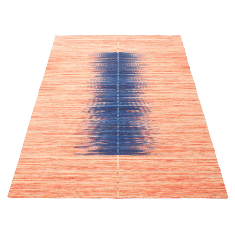 Tapis unique kilim rouge 5 pi 3 po x 7 pi 7 po One Of A Kind Ankara