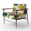 Cropper - Fauteuil rembourré à motif floral-352559106