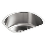 McAllister 23.63" L x 21" W Undermount Single Bowl Kitchen Sink