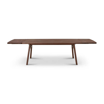 Eden Modern Extendable Walnut Wood Dining Table Large