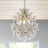 Elonso 3 - Light Dimmable Crystal Chandelier