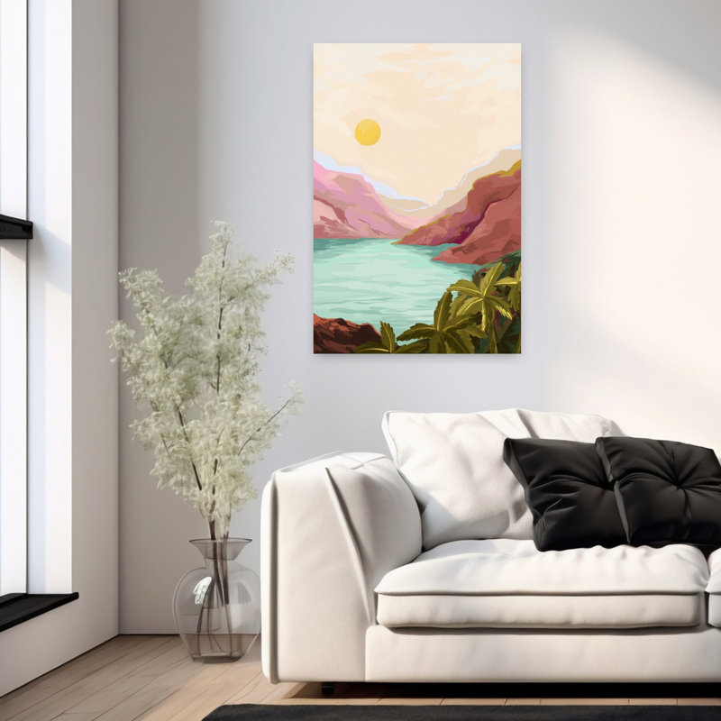 Art contemporain, art côtier, H 36 po x l 24 po