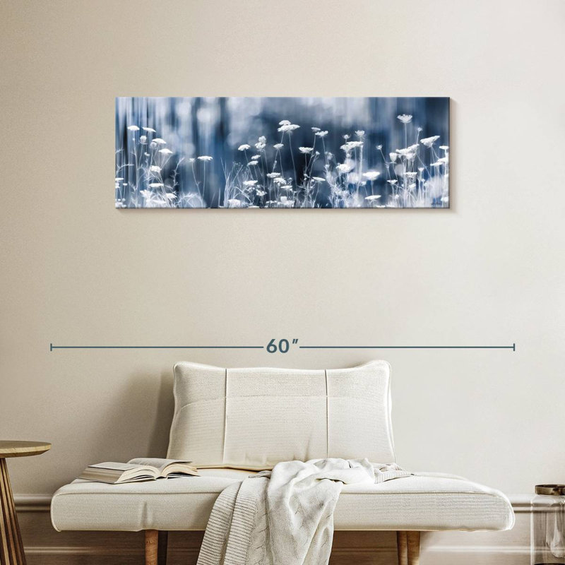Floral Summer Dreams, reproduction sur toile, H 14 po x l 42 po x P 1,25 po