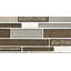 Carreau de mosaïque en verre 12 po x 14 po Crystal Shores