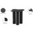 Brookfield Iron Top End Table-93536106