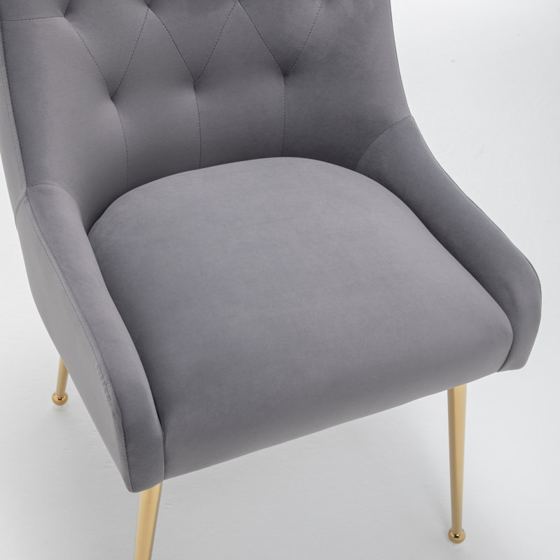 Chaise d'appoint Mayreli, Gris
