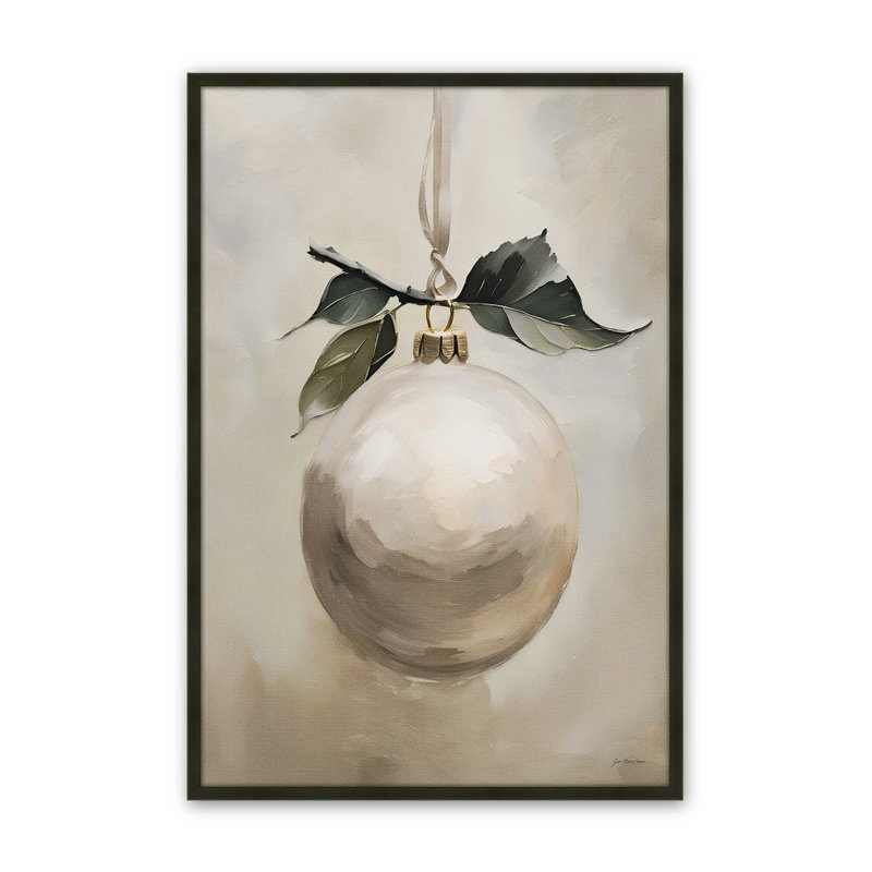 "Ornement de l'espoir" par Jo Moulton, reproduction d'art sur toile, H 17,5 po x l 13,5 po, Noir
