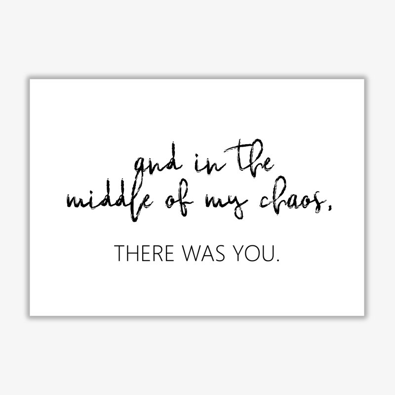 There Was You - Print, No Frame, 42 cm H x 30 cm W x 1 cm D