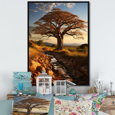 Baobab Tree Serenade I - impressions sur toile florales et botaniques