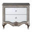 Table de chevet 2 tiroirs Khiandra