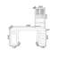 Bureau de direction en bois massif avec tiroirs Burlywood-1158660292-1158660295