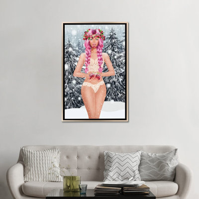 «Cherry III», reproduction d'art sur toile encadrée