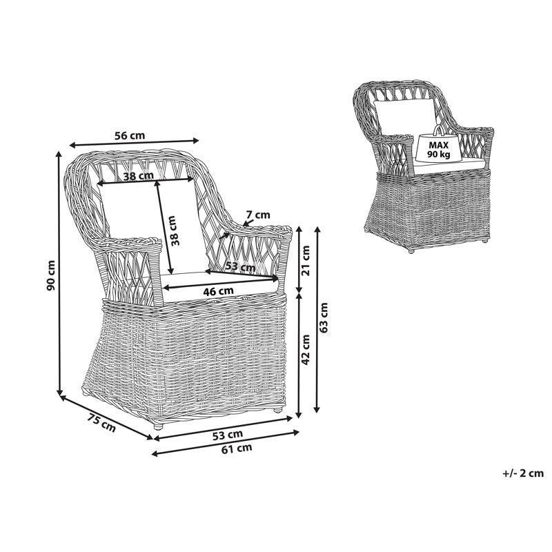 Newquay Wicker Outdoor Lounge Chair