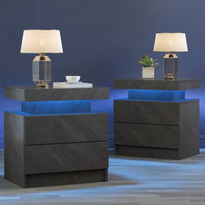 2 - Drawer Nightstand