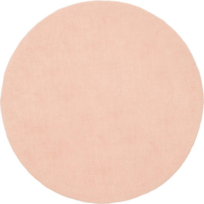 Round Wool Hand Woven Area Rug